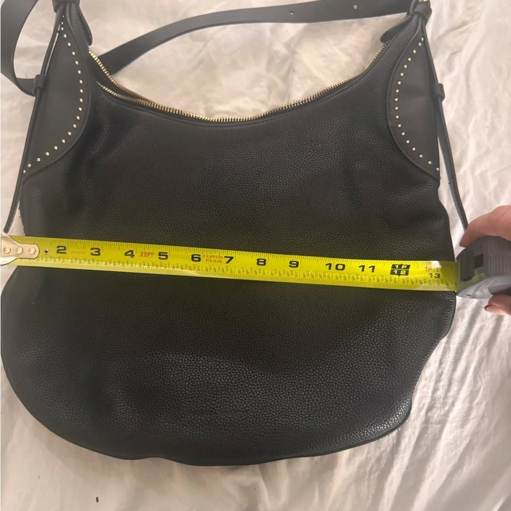 Rebecca Minkoff Black Leather Studded Shoulder Bag